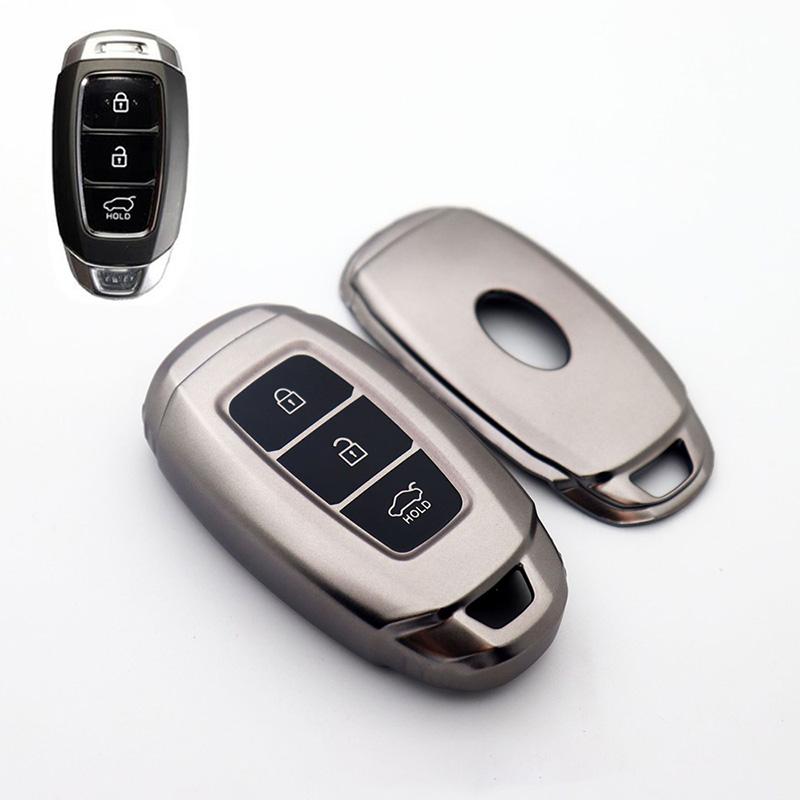 

Tpu Car Key Case Cover Fob For Hyundai Santa I30 Ix35 Encino Kona Solaris Accent Fe Azera Grandeur Elantra Key Shell Accessories