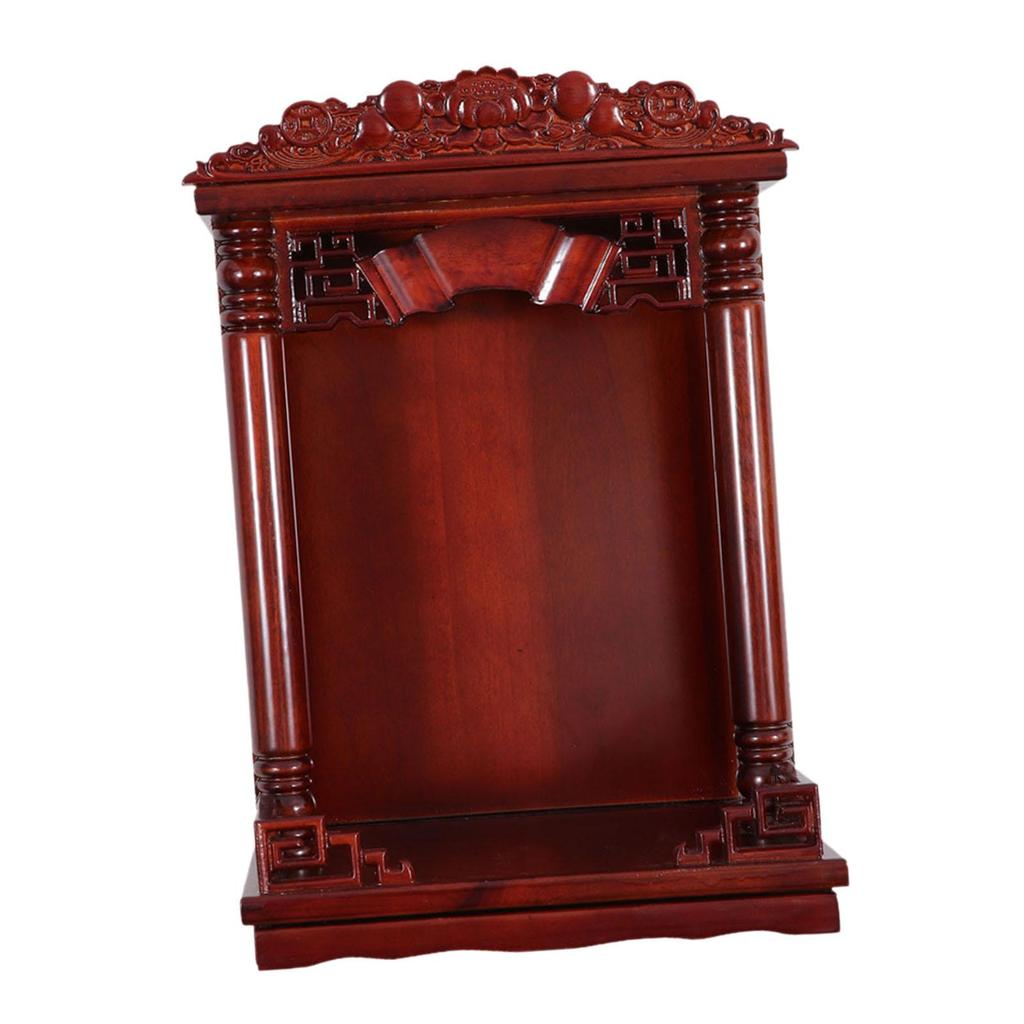 Inspired Wooden Altar Display Shelf for Home Office Decor