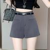 2025 Spring/Summer High Waist A-line Women's Casual Korean Style Wide Leg Shorts