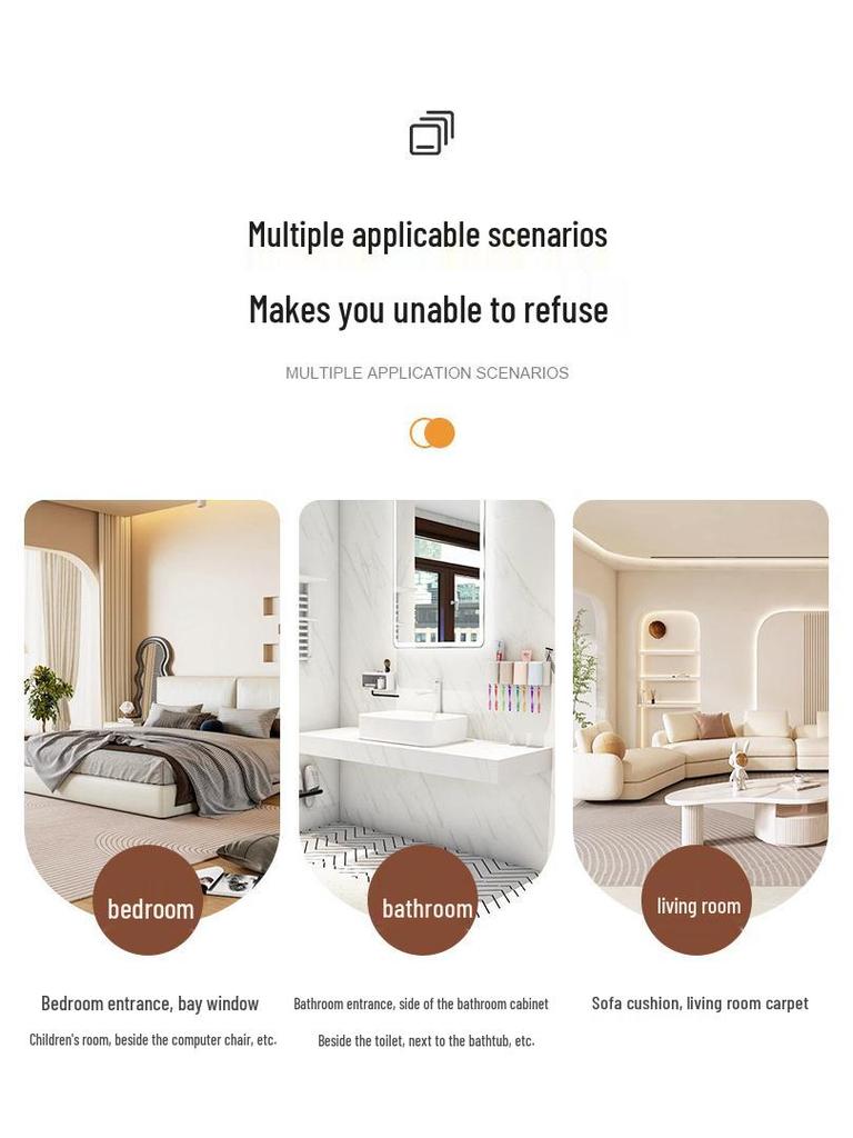 Washable Faux Fox Fur Rug for Home - Living Room, Bedroom, Entrance, or Kid's Room.