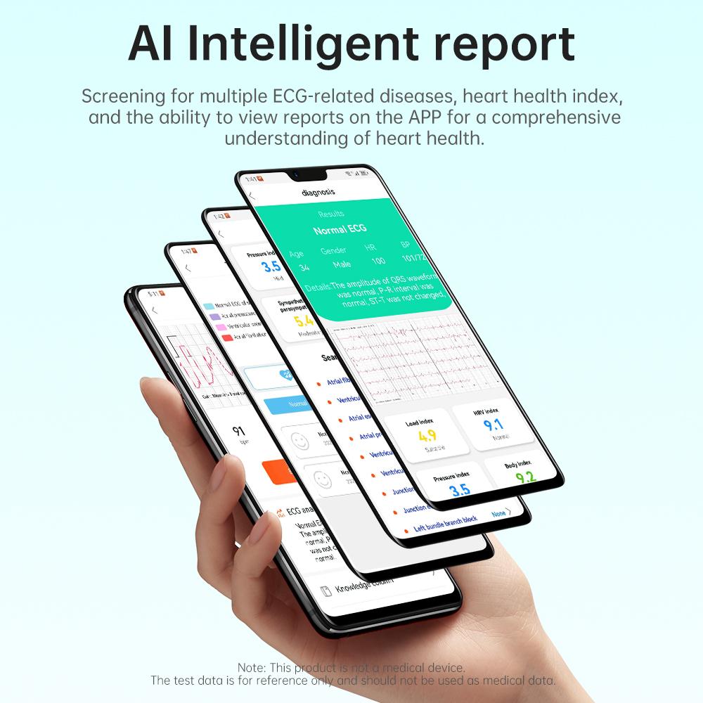 SACOSDING New ECG+PPG Smart Watch Blood Pressure/Oxygen Sleep Health Analysis BT Call Smartwatch Men Women For Androd iOS