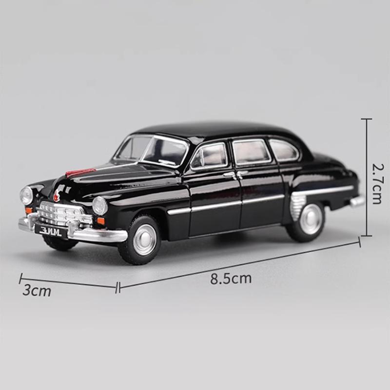 Perka 1:64 Gaz-12 ZIM Sedan&Lada 2105 &GAZ-21 Volga Alloy Car Model Gifts Decoration Collection Vehicle Toys Static Display