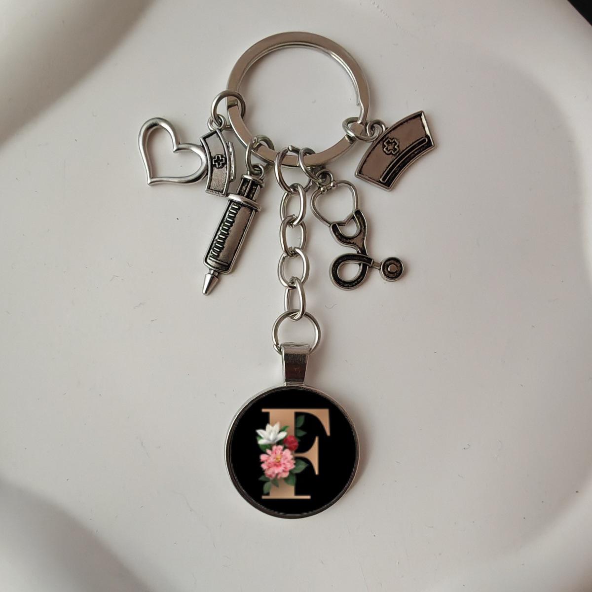 

Alphabet Heart Stethoscope Keychain Pendant – Fashion Jewelry Gift