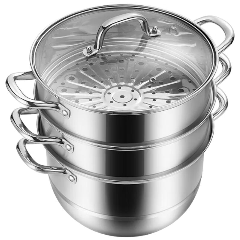 Deshiron Landy 3-lagiger Dampfkochtopf aus 304 Edelstahl