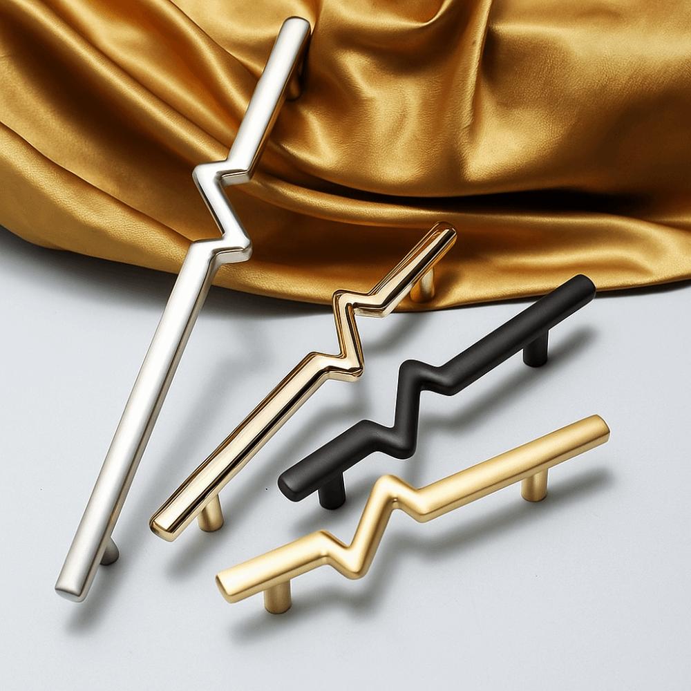 2pcs Retro Zinc Zinc Zinc Alloy Door Handles Modern Furniture Handle Hardware Elegant Drawer Knobs  Dresser