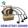 27501-02H00 High-Voltage Spark Plug Wire Set for Hyundai/Kia Models