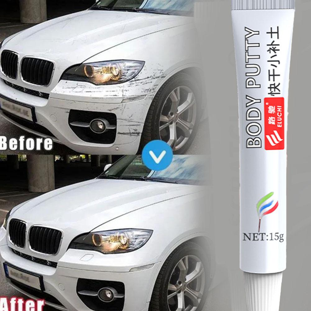 Automotive Scratch Repair Putty Quick-Dry Body Filler Compound Painting Pen for Smooth Touch-Up and Vehicle Paint Care Pre-Paint
