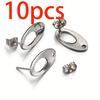 5 Paar Edelstahl Ohrbügel Langer Stift Post Haken Ohrstöpsel Verbinder Quaste DIY Schmuck Handgefertigte Ohrringe Zubehör Fundstücke