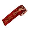 Fabric Trim Christmas Wrapping Ribbon Merry Christmas Snowflakes Pattern Ribbon  Bow Making