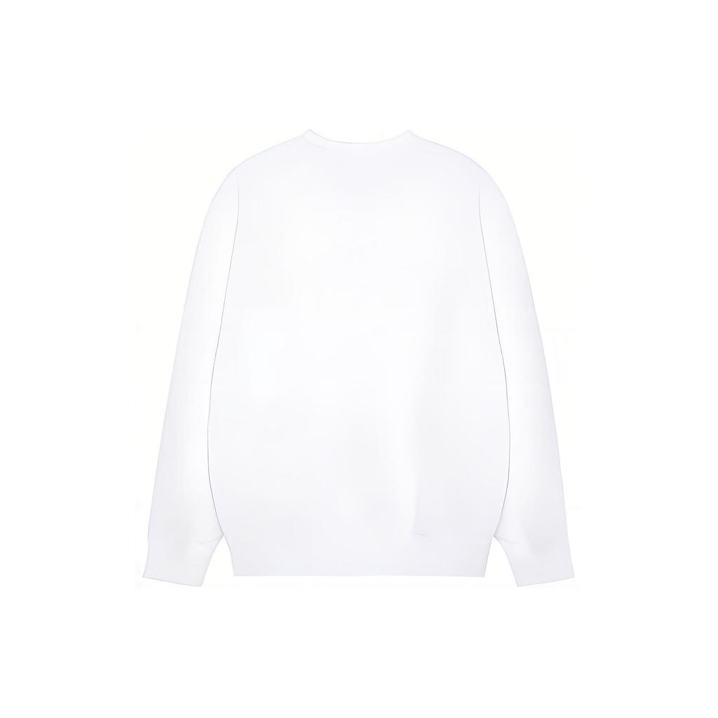 Polo Ralph Lauren Solid Color Logo Embroidered Pullover Long Sleeve Sweatshirt Men sweatshirt White 710766772-009