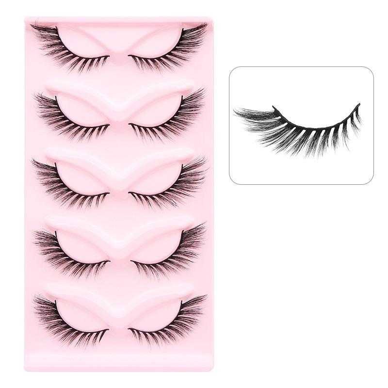 

5 пар 3D ресниц накладные ресницы инструменты для макияжа натуральные длинные толстые объемные ресницы красивые пушистые ресницы лисы