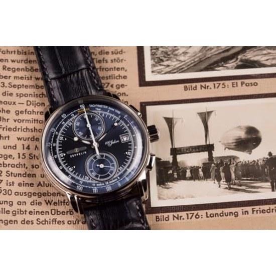 ZEPPELIN Watch 100th Anniversary Blue Dial 86703 Mens Parallel Import Item