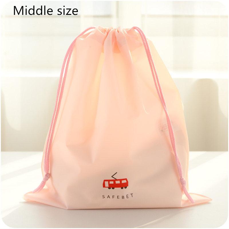 Waterproof Travel Drawstring Storage Bags Shoe Pocket Underwear Cosmetic Organizer Toiletry Bag Case Travel Clothes Packing