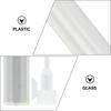FRCOLOR 1ml Refillable Glass Perfume Sample Bottles, Clear, Mini Portable Travel Containers, Pack of 100