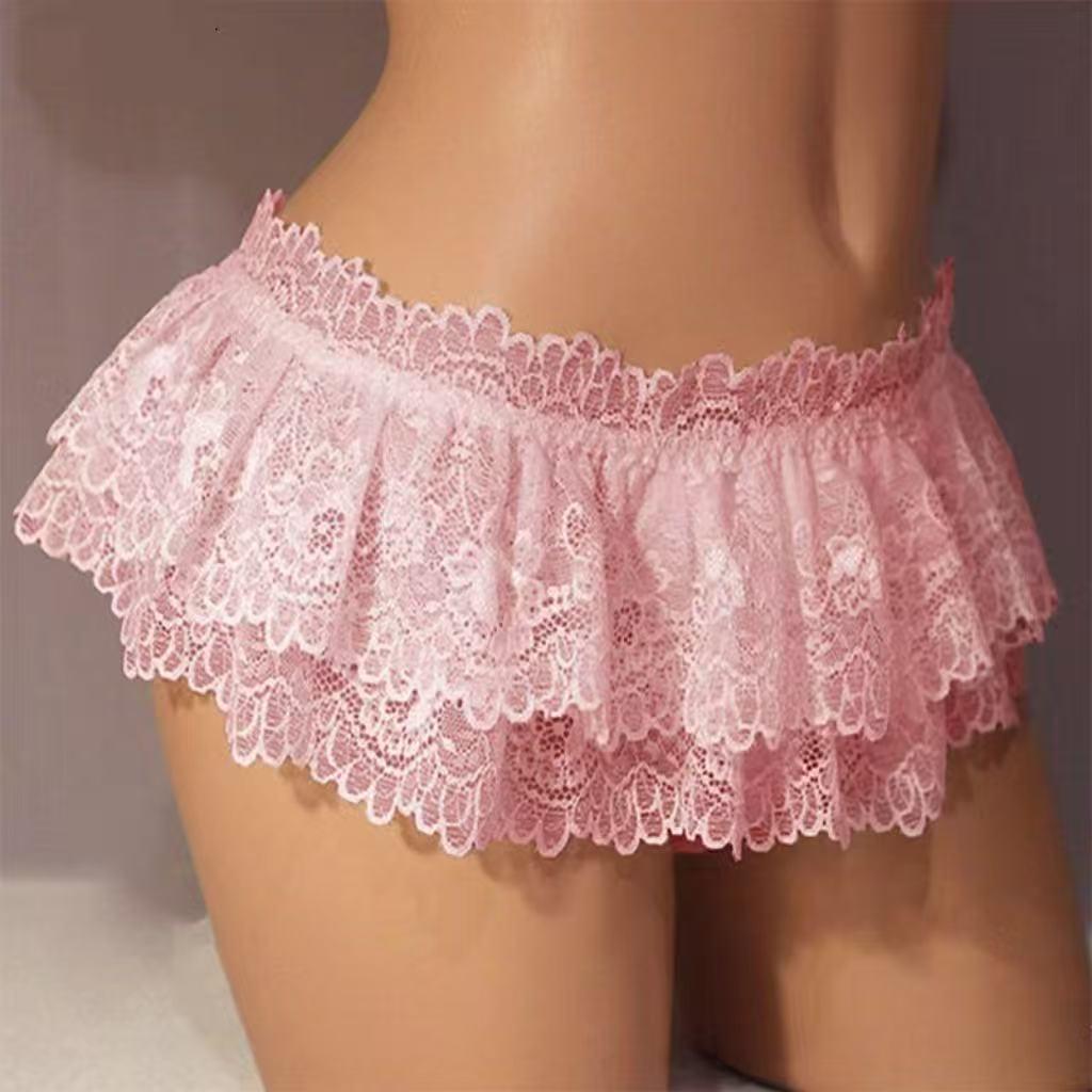 Summer Temptation Lace Triangle Briefs: Sexy Women's Erotic Base Underwear