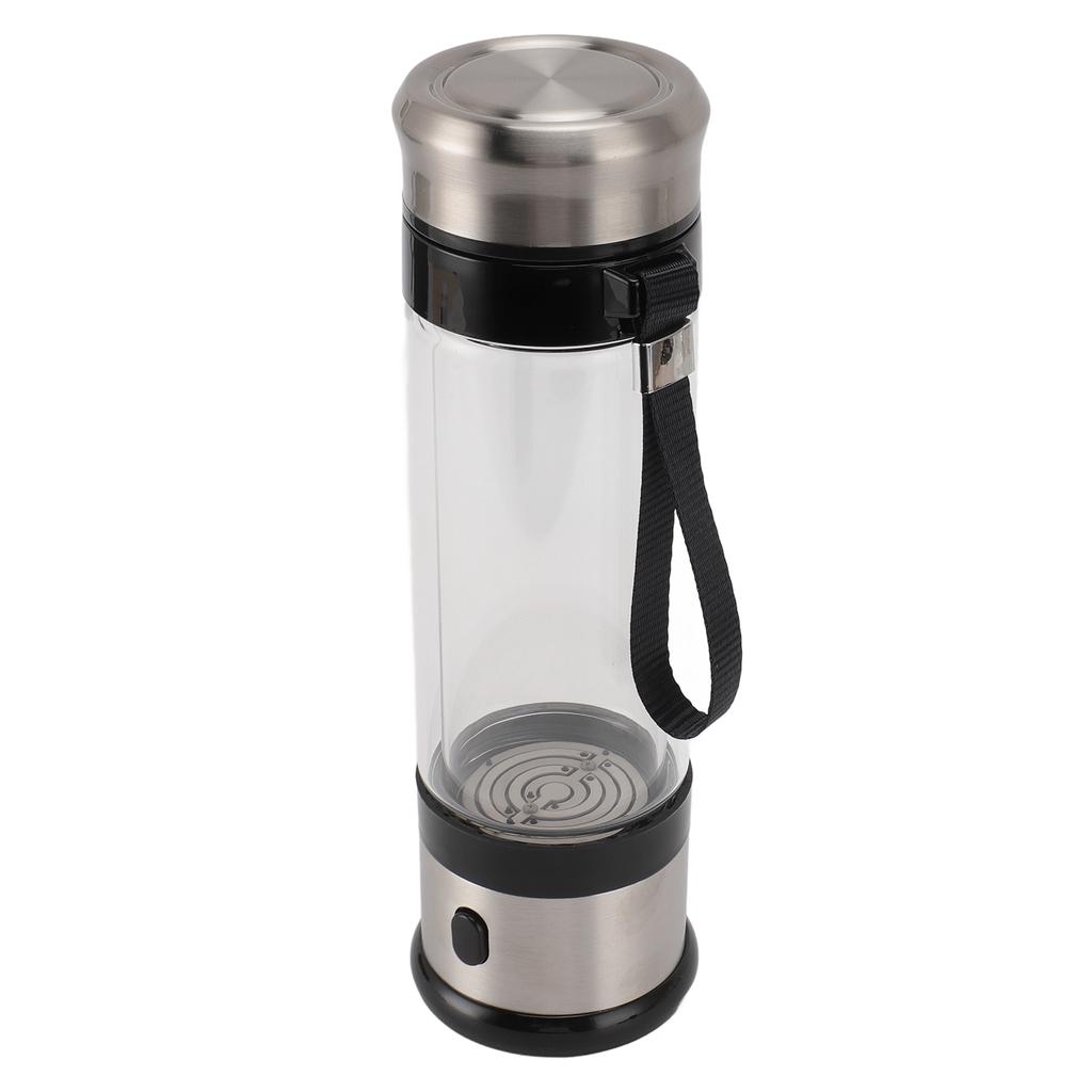 350mL Hydrogen Water Bottle Portable Water Ionizer Hydrogen Rich Ionized Water Generator Cup US Plug