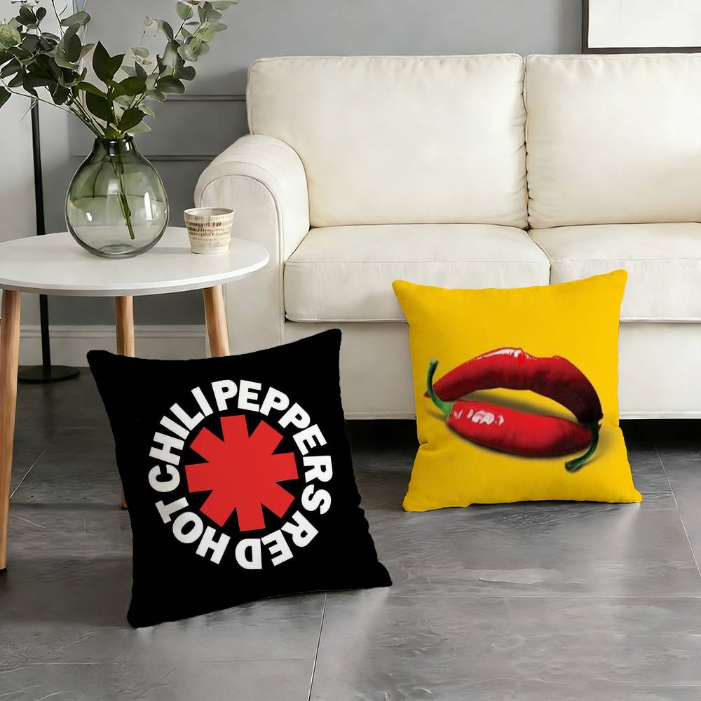 R-Red Hot Chili Peppers Band Pillow Case Cushion Cover Throw Pillow Case For Car Sofa