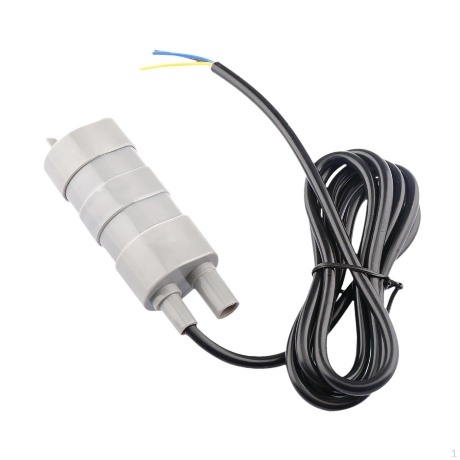 

Mini Submersible Water Pump with 140cm Cable 12V Portable Small 5M High Head for Pond Tanks