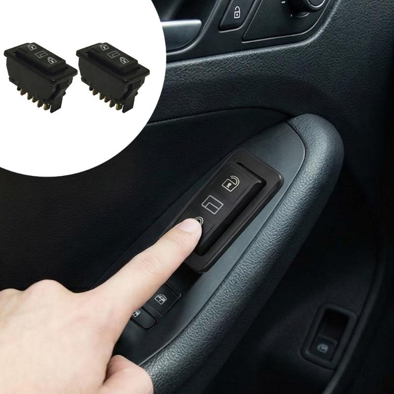 LED Backlight Universal Car Power Window Switches DC12V/24V 20A for Night Visibility in Multiple Vehicle