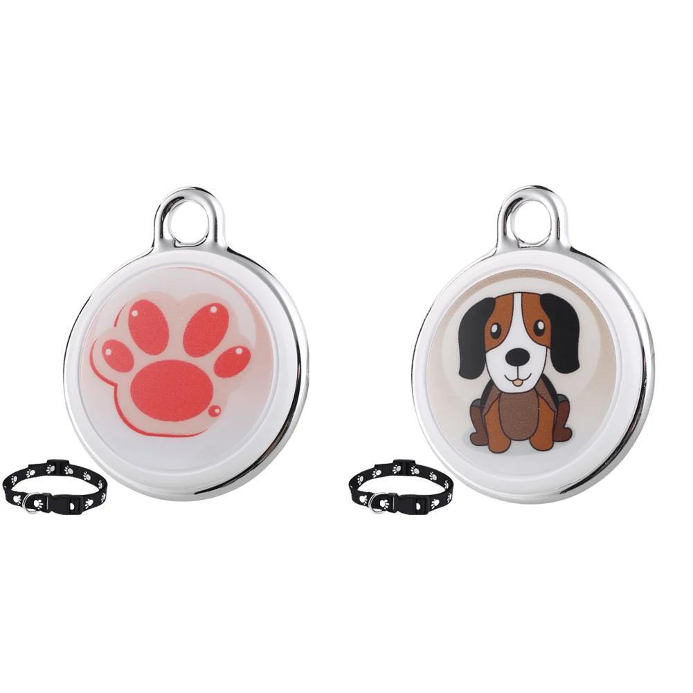 Evcil Hayvan Kaybolmaya Karşı GPS İzleyici Bluetooth Uyumlu Akıllı Giyilebilir Su Geçirmez Konum Belirleyici Gerçek Zamanlı İzleme Köpek Kedi Tasması Bulma Cihazı