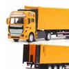 Rückzieh-Container-LKW Spielzeug Hochsimulierter Kunststofflegierungs-Container-LKW Modell für Jungen Mädchen