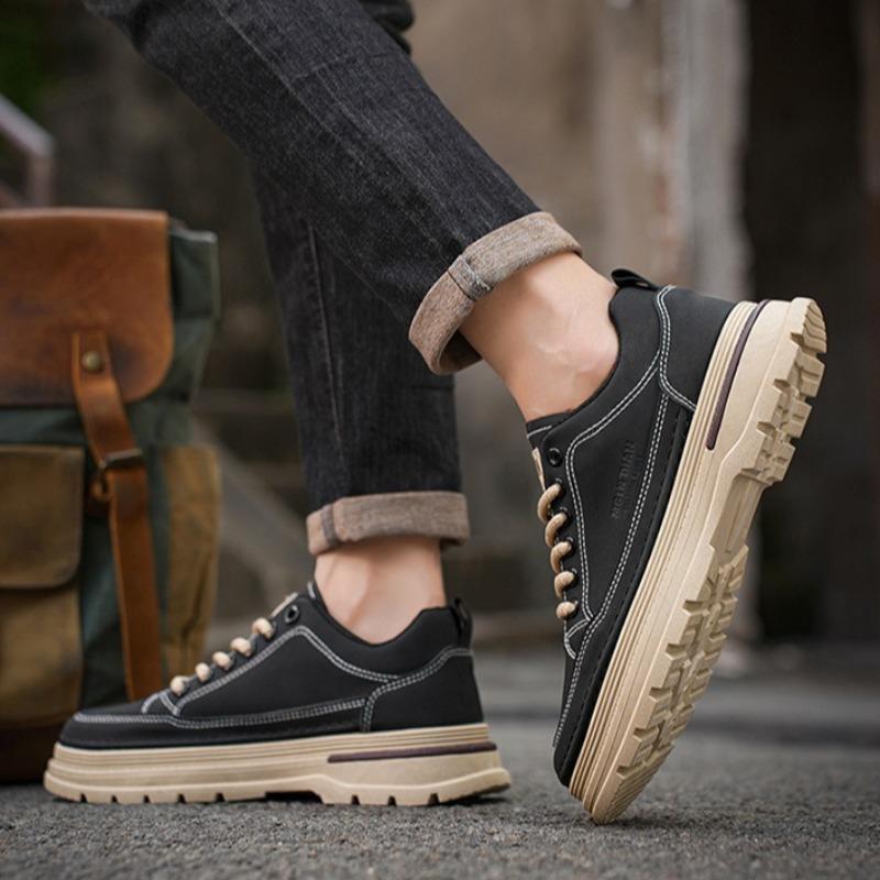 Mode Herren Casual Arbeitsschuhe Herbst Neuer Trend Herren Bequeme Rutschfeste Sportschuhe Slipper Herren Low-Top Stiefel Zapatos De Hombre 39-44