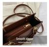 2024 Spring Women's Minimalist Crossbody Shoulder Bag - High-Quality, Fashionable, Versatile Handbag with Unique Stitching.