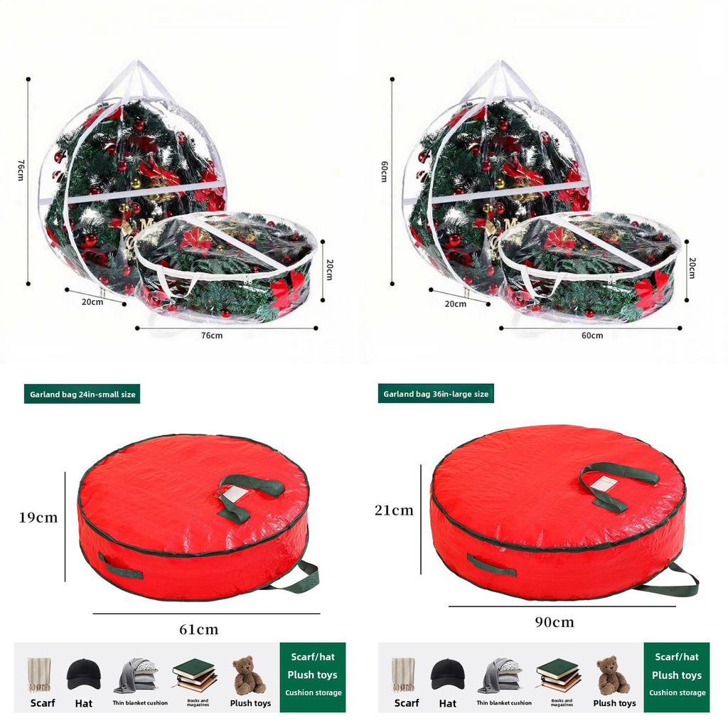 Christmas Storage Bag With Drawstring For Living Room Decor And Holiday Organizer
