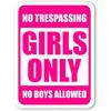 Retro No Trespassing Metal Poster Iron Decoration Perfect for Home Cafe Garage Club Bar Pubs