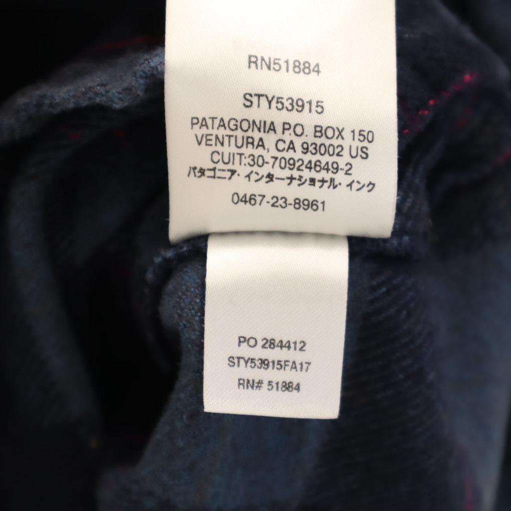 patagonia Check Pattern Long sleeve Flannel shirt 4 53915FA17 Outdoor Women Used