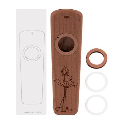 Kazoo in legno Kazoo leggero portatile Kazoo Partner per chitarra Flauto Strumento musicale Regalo Sabli