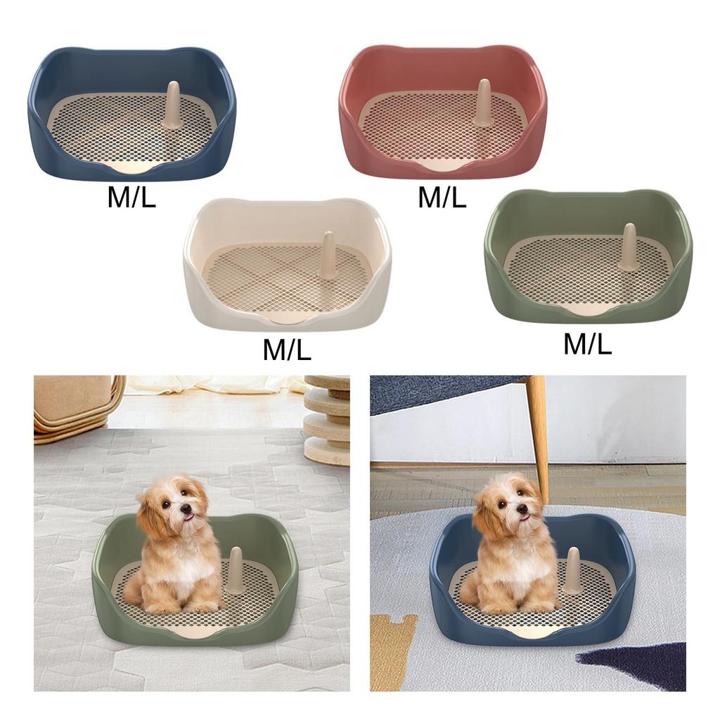Dog Toilet Training Tray with Detachable PP Grid Suitable for