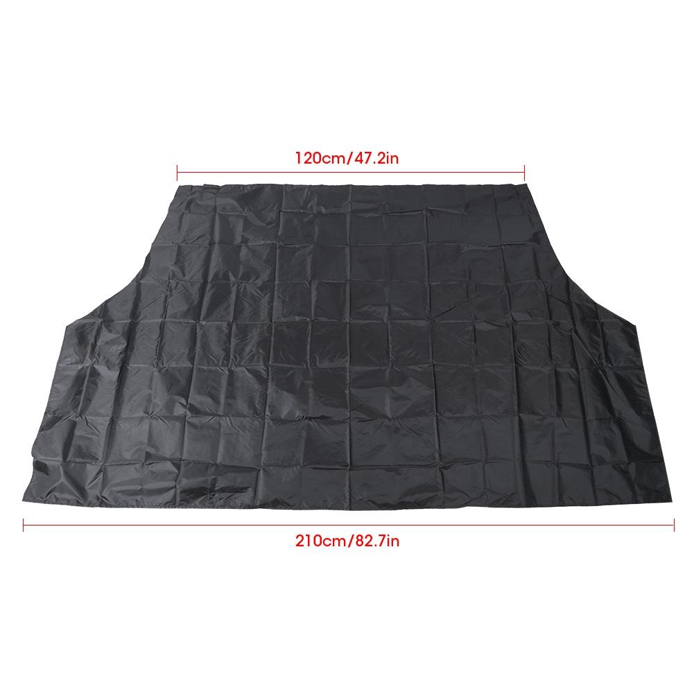 210 X 120cm Automobile Magnetic Front Windshield Cover Black Snow Ice Frost Wind Shade Protector