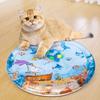 Water Play Mat For Cat Pvc Ocean Fish Crawling Induction Cat Playing Water Mat Interactive Cat Toy Cat Playing Water Mat Sensory