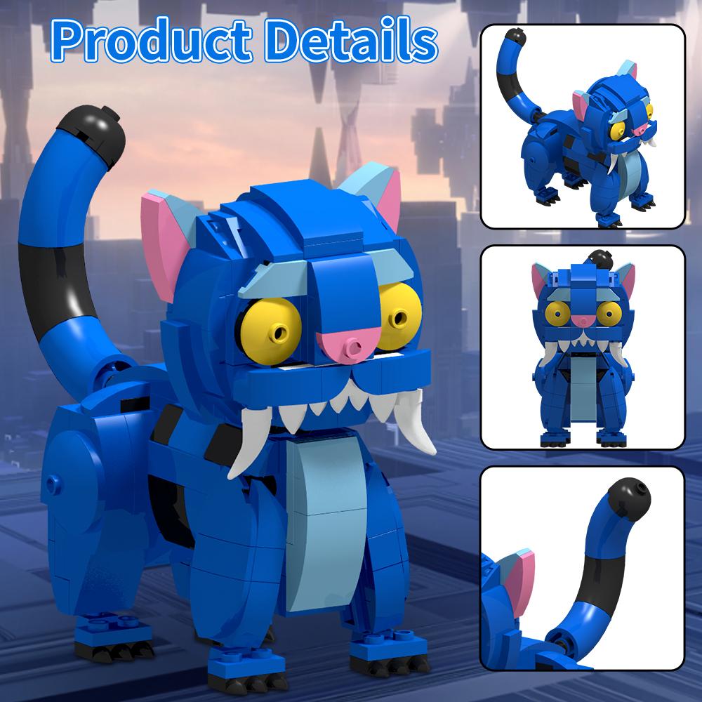 MOC Cacciatori di Streghe Tigretta Buffa & Gazza Set di Blocchi da Costruzione Giocattolo Assemblabile Creativo Decorazione da Scrivania Regalo per Fan