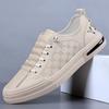 Spring and Autumn New Men's Leather Shoes Casual Leather Men's Shoes Little White Shoes Fashion Board Shoes