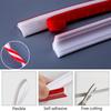 1pc 12mm/0.47in Molding Edge Soft TPE Line Ceiling Strip Self Adhesive Decorative Strip Kitchen Bathroom Window Wall Corner