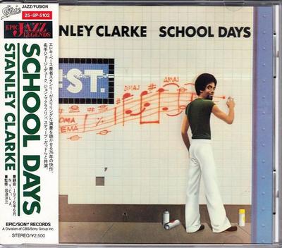 CD STANLEY CLARKE  School Days 258P5102 Epic 1988 Japan Jazz Used