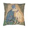 Italian Greyhound Cushion Covers 45x45cm Velvet Whippet Sihthound Dog Throw Pillow Case for Sofa Square Pillowcase Home Decor