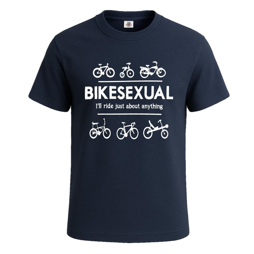 Bike sexual i ride just about tshirt for men funny joke novelty gift tee top 2XL