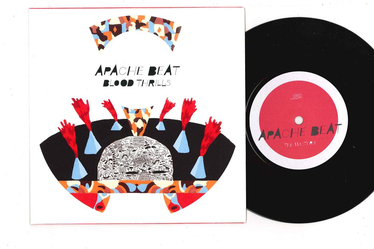 

7inch Record APACHE BEAT - Blood Thrills / The Western SLU020 SUMMER LOVERS U 2008 US Rock Used