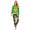 Christmas Print Cute Family Set Pajamas, Home Clothes, Family Set Long Sleeve Top Pants Set
