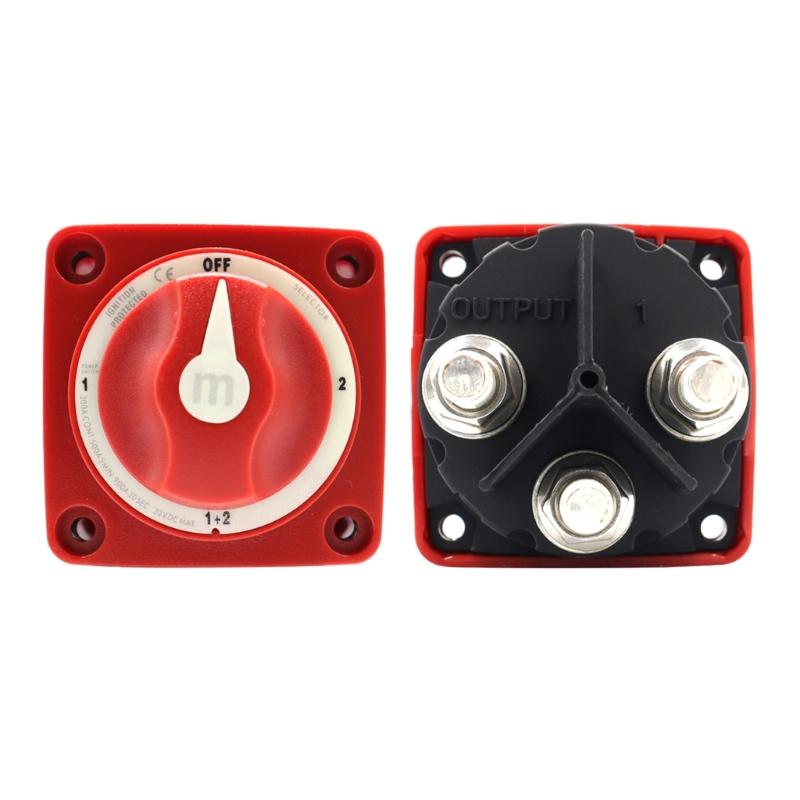 2/3/4-Position M-Serie Schalter Trennschalter Einzel-Doppel Ein/Aus Marine 12-48V 300A Schalter