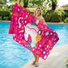 1pc Unicorn Beach Towel Quick-drying Super Absorbent Suitable for Swimming Beach Pool Gym Summer Gift for Friends And Families