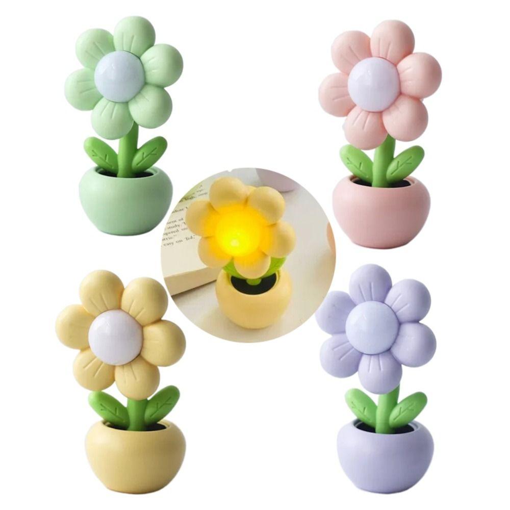 

with Battery Flower Night Light LED Ambient Lights New Bedside Lamp Gift рожевий