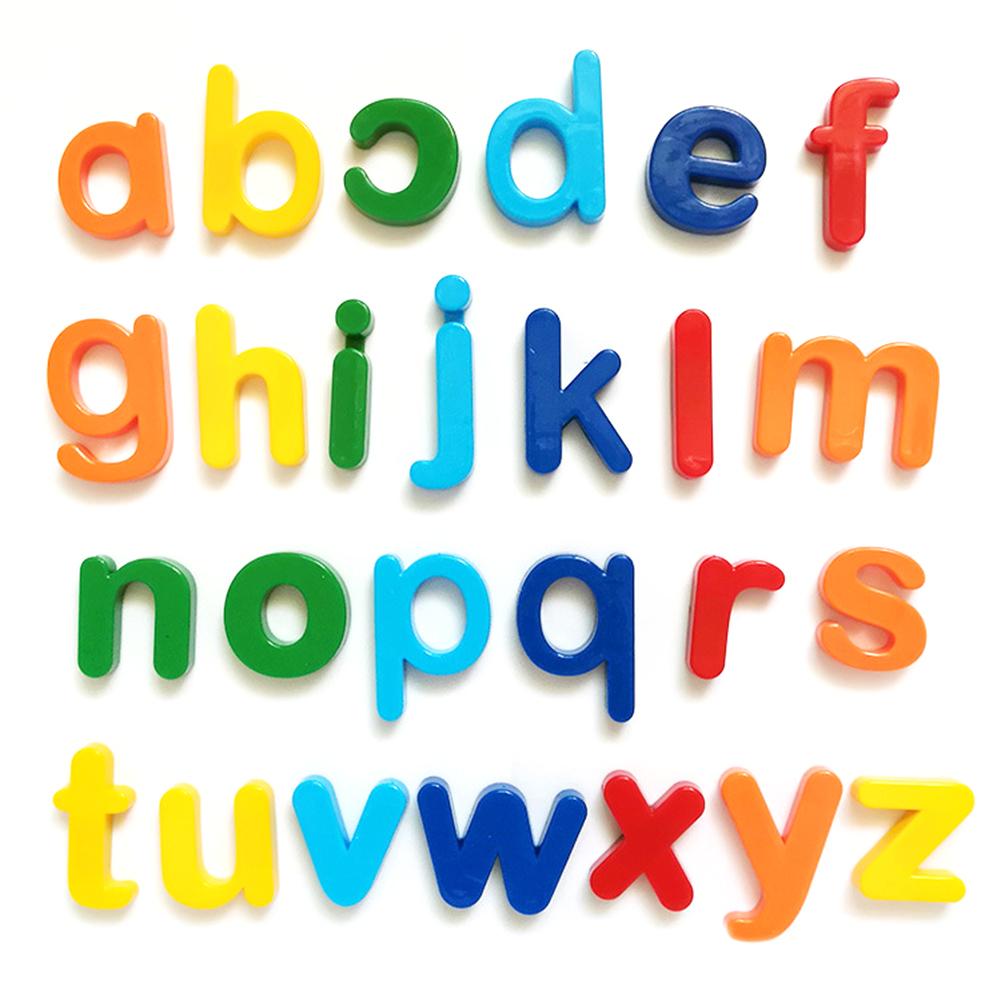 Abc 123 Magnetic Letters Numbers Fridge Magnets Early Learning Educational Toy Uppercase Lowercase Math Training Kit Home