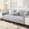Cartoon Lamb Wool Sofa Cushion  Autumn And Winter New Thickened Seat Cushion High-End Non-Slip Sofa Cover Cover Cloth