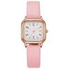 Casual Leather Strap Quartz Wristwatches Simplicity Square Quartz Watch Women's Watch  Women Gift