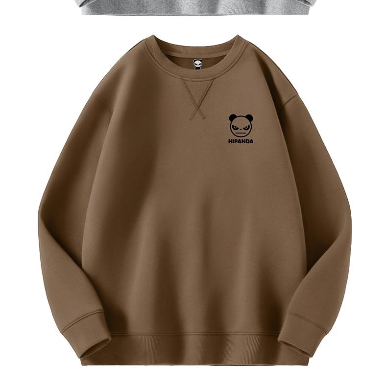 Hello Hipanda Panda Inverted Triangle Round Neck Hoodie