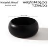 Fashion Ornament Bracelet Stylish Wide Face Exaggerated Bracelet Fancy Fashion Wooden Bracelet